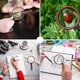 thumbnail image 4 of 10X 100Mm Shatterproof Magnifying Glass, Heilwiy Premium Handheld Reading Magnifier Gift, 4 of 5