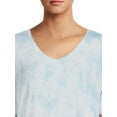 thumbnail image 2 of Time and Tru Women's V-Neck Tunic T-Shirt, 2-Pack, 2 of 5