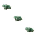thumbnail image 2 of Injueey Figuras de conejito de cristal, tallada de animales, animales bonitos de mesa, estatua hecha a mano, regalo de mesa, regalo de Type1 NO1, 2 of 6