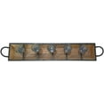 thumbnail image 3 of A&B Home Mango Wood Tealight Holder Tray - Large Multiple Tealight Holder Wooden Display, Decorative Tealight Candle Holder, Bedroom Living Room Console Table Accent Piece, 32" x 6" x 7", 3 of 5