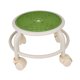 thumbnail image 4 of Taburete giratorio de 360 degree para pedicura, para peluquería, salón, salones Verde BLESIY Asiento bajo con ruedas, 4 of 8