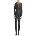 thumbnail image 5 of GN GIORGIO NAPOLI Presidential Men's Suit Two Button 2 Piece Modern Classic Fit Charcoal, 5 of 5