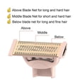 thumbnail image 5 of 2 Pack Replacement Body Shaving Heads, Compatible with Finish Touch Flawless Nu Razor Replacement Blades, with Cleaning Brush, Rose Gold, 5 of 5
