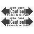 thumbnail image 1 of 2pcs Car Door Open Stickers Car Door Warning Stickers Automatic Door Sticker, 1 of 9
