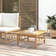 thumbnail image 1 of vidaXL Table de Jardin 65x55x30 cm Bambou, 1 of 4