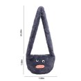 thumbnail image 3 of Aueoeo Funny Shoulder Bag Fuzzy Satchel Cute Handbag Doll Mini Bags Zipper Closure Handbag, 3 of 7