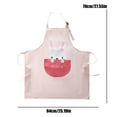 thumbnail image 3 of Xihbxyly Juego de Delantal para El Hogar, Bolsillo a Prueba de Aceite, Fácil de Limpiar, Regalo Perfecto para Bodas o Aniversarios, Uso En La Cocina para Parejas, Incluye 1 Delantal, Diseño Práctico, 3 of 3