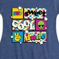 thumbnail image 3 of Instant Message - Throwback Pattern  - Toddler & Youth Girls Fit & Flare Dress, 3 of 5