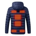 thumbnail image 3 of Heated Performance Shell Jackets Outdoor Warm Clothing Heated For Riding Skiing Fishing Charging Via Heated Coat Heating Winter Coat for Men and Women, 3 of 7
