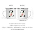 thumbnail image 5 of Koyal Wholesale Stainless Steel Campfire Coffee Mug, Blush Floral Monogram, Letter Z, 5 of 5