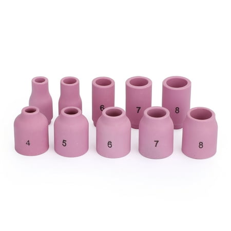 

Mad Hornets 49PCS TIG Welding Torch Stubby Gas Lens #10 Pyrex Glass Cup Kit For WP-17/18/26