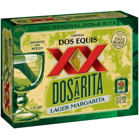 Dos Equis Dos-A-Rita Lager Margarita, 12 pack, 8 fl oz