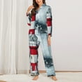 thumbnail image 2 of Naloa Circular Lighthouse Pajamas for Women Set, Womens Pajama Sets, Lounge Sets for Women, 2pjs for Women-X-Large, 2 of 7