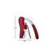thumbnail image 5 of Professional Zinc Alloy Corkscrew, High Quality Lever Corkscrew with Built-in Foil Cutter and Bottle Opener, Server Tool Red, 5 of 5