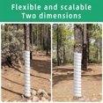 thumbnail image 3 of 4 PCS Tree Trunk Protector-2 Size Plastic Spiral Tree Guard-Tree Bark Protector Tube Wraps to Protect Young Plants from Deer Rabbit, 3 of 5