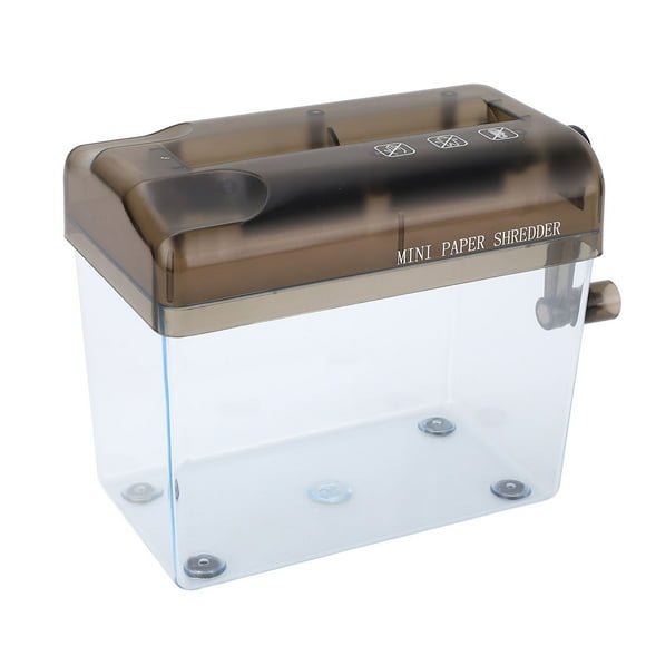 Manual Shredder, Small Mini Hand Shredder with 4 Non Slip Foams for Office
