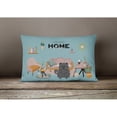 thumbnail image 4 of Carolines Treasures CK7988PW1216 Black Chow Chow Sweet Home Canvas Fabric Decorative Pillow 12H x16W multicolor, 4 of 4