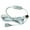 White 501 switch, variant on 2m USB Extension Cable with On/Off Switch USB Male to Female Cord for Data Reading and Power Output for USB Headsets