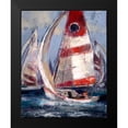 thumbnail image 2 of Heighton, Brent 15x18 Black Modern Framed Museum Art Print Titled - Open Sails II, 2 of 5