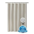 thumbnail image 2 of Clorox Solid Waterproof Fabric Shower Curtain, Standard Size, Tan, 72" x 72", 2 of 8
