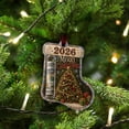 thumbnail image 7 of 2026 Christmas Money Holder Ornament,Stocking‑Shaped Acrylic Cash Keepsake Hanging Pendant,Funny Festive Christmas Tree Holiday Gift Decor for Merry Christmas Party Decorations, 7 of 7