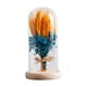 thumbnail image 1 of Regalos de flores para ella Lámpara de mesa LED Adorno de flores preservadas Flor artificial azul, 1 of 9