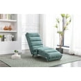 thumbnail image 2 of ARCTICSCORPION Massage Recliner Chaise Chair, Upholstered Lounge Indoor Chair, Lazy Sofa Chair with Backrest for Teens and Adults, Modern Long Lounger for Office Bedroom Living Room, Teal, 2 of 7