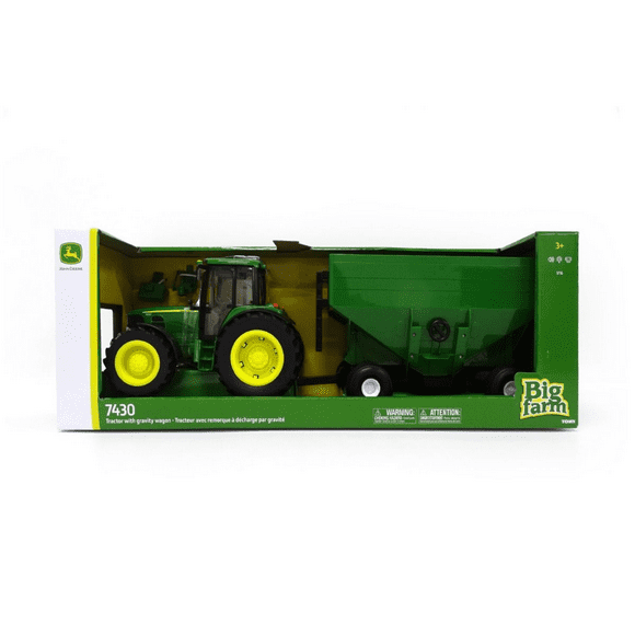 Big Farm John Deere 7430 with Gravity Wagon