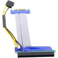 thumbnail image 1 of Yazoeia CY PCI-E Express 4X to 16x Flex Cable Riser Card Extender Converter Adapter with 4pin 15cm CJC912-16735, 1 of 6