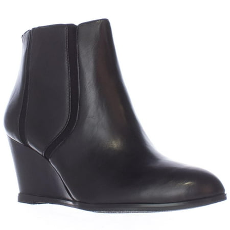 Womens A35 Calistah Wedge Ankle Boots - Black