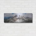 thumbnail image 3 of Luxe Metal Art 'Tre Cime Di Lavaredo' Metal Wall Art, 36"x12", 3 of 9
