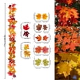 thumbnail image 3 of 4Th Of July Wreaths For Front Door 1 Pack Fall Garland Maple 5.7Ft/Piece Hanging Vine Garland Artificial Autumn Garland Thanksgiving Decor For Home Wedding Fireplace Party Christmas,Gold Home Brand, 3 of 5