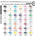 thumbnail image 5 of 42 Acrylic Paint Markers Extra Fine Tip (0.7mm) | Great for Rock Painting, Canvas, Glass, Porcelain, Fabric, Paper, Pottery and Plastic, 5 of 6