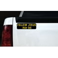 thumbnail image 2 of 10in x 3in Caps Follow Jesus Not Me Magnet, 2 of 3