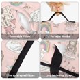 thumbnail image 6 of Princess and Swan Pink Pattern Teens Toddler Nap Mat with Pillow, Sleeping Mat Bag for Preschool Daycare 60"x20", 6 of 6