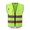 thumbnail image 5 of Chaleco reflectante de alta visibilidad, ropa de trabajo para motocicleta, deportes de ciclismo, ropa de seguridad reflectante para exteriores, chaqueta reflectante, 5 of 5