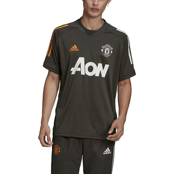 adidas Male Manchester United Training Jersey, Earth , S, 98 ...
