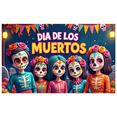 thumbnail image 6 of Colorful Design Day of the Dead Festive Banner Skull Decoration Mexican Festival for Celebrations Cultural Events Parties, 6 of 7