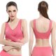 thumbnail image 5 of Sujetador deportivo push up con hebilla cruzada frontal y lateral, talla grande, sin aro de acero, con encaje ajustable, para correr, dormir, ropa interior hermosa para mujer, 5 of 6
