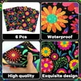 thumbnail image 3 of Educational Preschool Placemats Set of 6 Boho Plastic Table Mats Toddler Children Montessori Place Mats for Kids Washable Vinyl Holiday Table Decoration for Indoor Outdoor Party Kitchen Dining Table, 3 of 10