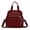 Burgundy, variant on Convertible Backpack for Women, Multi-Functional Nylon Shoulder Bag, 4-in-1 Crossbody Tote Handbag with Multiple Pockets, Large Capacity Mom Bag for Work Travel Commute,Light blue