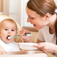 thumbnail image 3 of Cuillère pour Bébé en Silicone, Cuillère à Purée Cuillère pour Aliments pour Bébé Couverts pour Bébé Cuillère à Purée de Fruits Outil à Double Extrémité pour Purée de Fruits Purée de Pommes Cuillère, 3 of 6