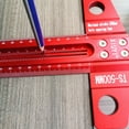Woodworking Scribe 60600mm Ttype Ruler Scribing ruler Aluminum alloy