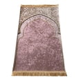 thumbnail image 3 of Prayer Rug Decoration Exquisite Polyester Nonslip for Eid Travel Meditation Pink, 3 of 8