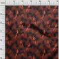 thumbnail image 3 of oneOone Polyester Spandex Maroon Fabric Tropical & Bird Sewing Craft Projects Fabric Prints By Yard 56 Inch Wide, 3 of 5