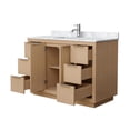 thumbnail image 4 of Wyndham Collection WCF282848SLBCMUNSMXX Maroni 48" Free Standing Single Basin Vanity Set -, 4 of 4