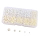 thumbnail image 5 of Cuentas redondas sueltas, accesorios para manualidades, decoración del hogar, cuentas sin agujeros, cuentas sin perforar beis blanco, 5 of 9
