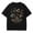 Black C, variant on Men's Stay Focused Mountain Graphic T-Shirt, Black Short Sleeve Crew Neck Tee for Hiking Camping Outdoor Summer Casual Wear