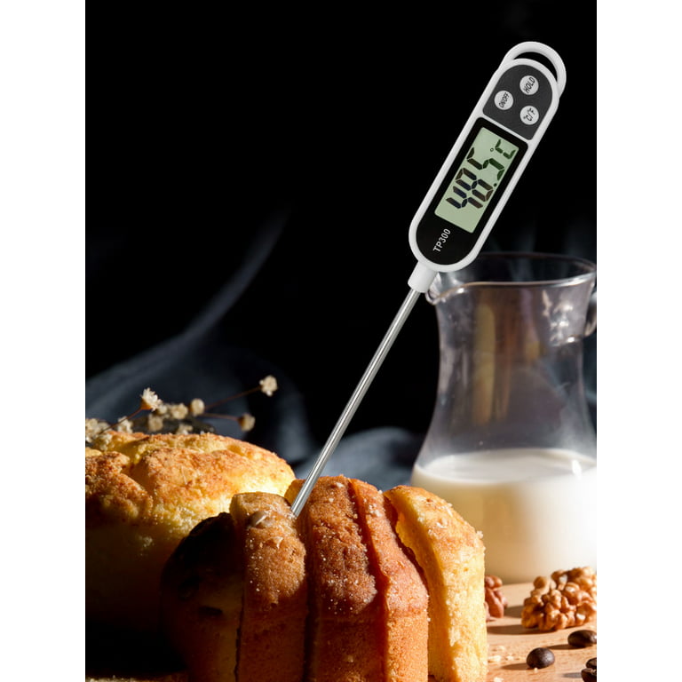 Digital Thermometer, Instant Read Thermometer with Long Probe for Food,  Bread Baking, Water and Liquid 1 pc