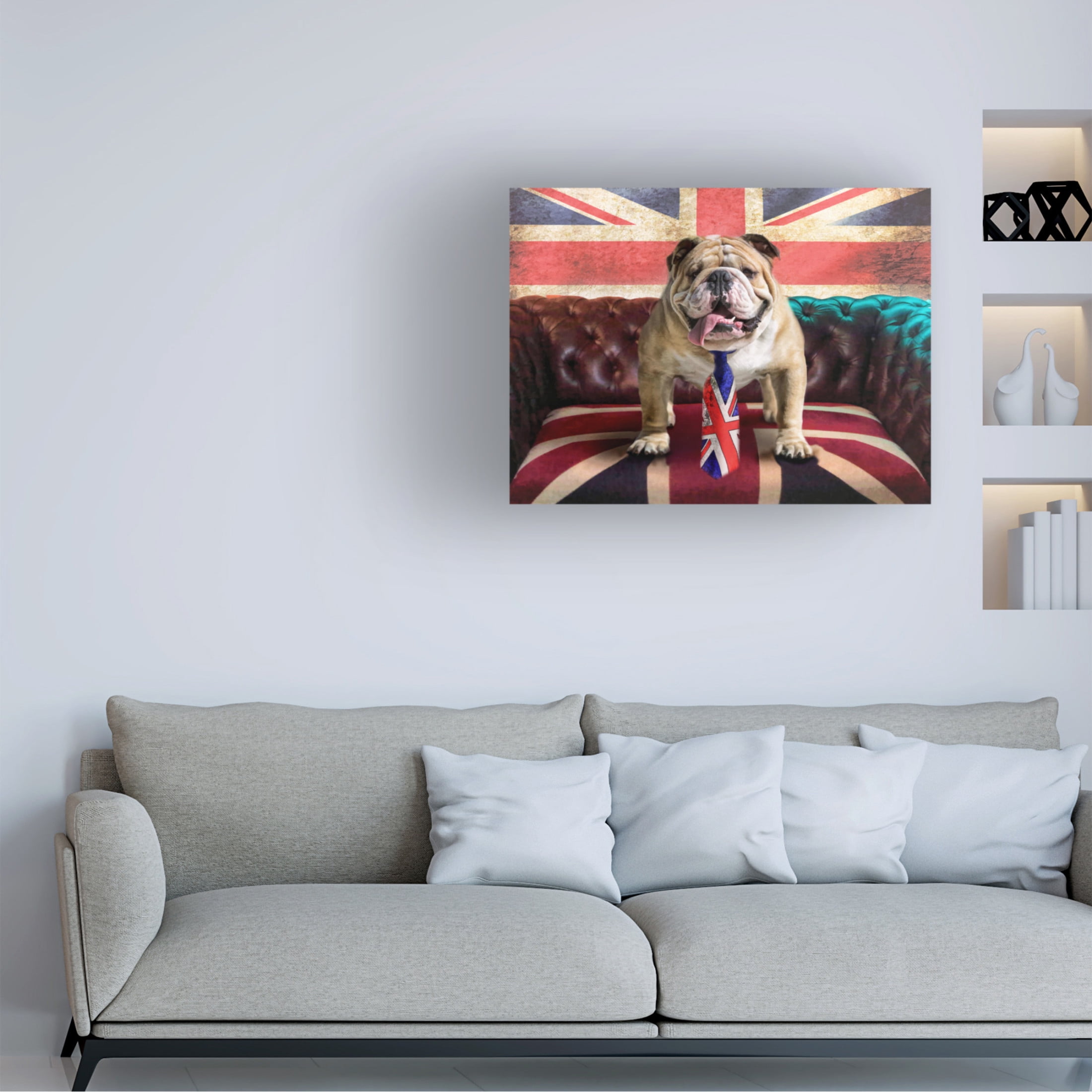 Canvas Wall Art - Trudi Simmonds 'Winston' Wall Art for Living Room, Bedroom, or Office Décor by Trademark Fine Art - 47 x 35 Inches